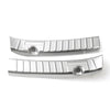 ApexModz Scuff Plates Stainless Steel Matte Silver Protective Trunk Trim & Scuff Plates for Tesla Model Y 2020-2024