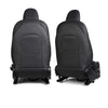 ApexModz Seat Backs Black Vegan Leather Seat Back Protectors Pair For Tesla Model X 2022-2024