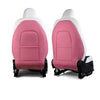 ApexModz Seat Backs Cherry Blossom Pink Vegan Leather Seat Back Protectors Pair For Tesla Model X 2022-2024