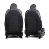 ApexModz Seat Backs Suede Vegan Leather Seat Back Protectors Pair For Tesla Model X 2022-2024