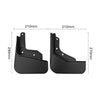 Polestar 2 Mud Flaps Splash Guards Available Now In Stock for 2021 2022 and 2023 ApexModz Splash Guards 4Pcs Splash Guards Mud Flaps for Polestar 2 2021-2024