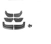 ApexModz Splash Guards Short Stealth Mud Splash Guards V2 For Tesla Model Y 2020-2024