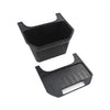ApexModz Storage Black Silicon Backseat Storage Box With Lid For Tesla Model Y 2020-2024
