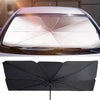 Windshield Sunshade Cover For Tesla Model Y 2021-2022 ApexModz Sunshade Collapsible sunshade for Tesla Model Y 2021-2024
