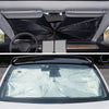 Windshield Sunshade Cover For Tesla Model Y 2021-2022 ApexModz Sunshade Collapsible sunshade for Tesla Model Y 2021-2024
