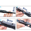 ApexModz Wipers Dual Rubber Strip Wiper Blades For Polestar 2 2020-2024